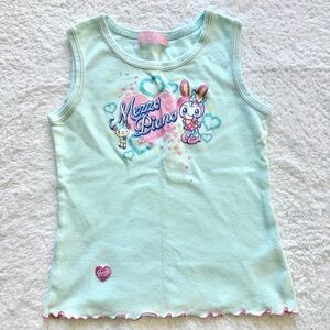 RARE Mezzo Piano Berrie Chan T shirt 140 Tops Japan kawaii Y2K Blue Pink Lolita